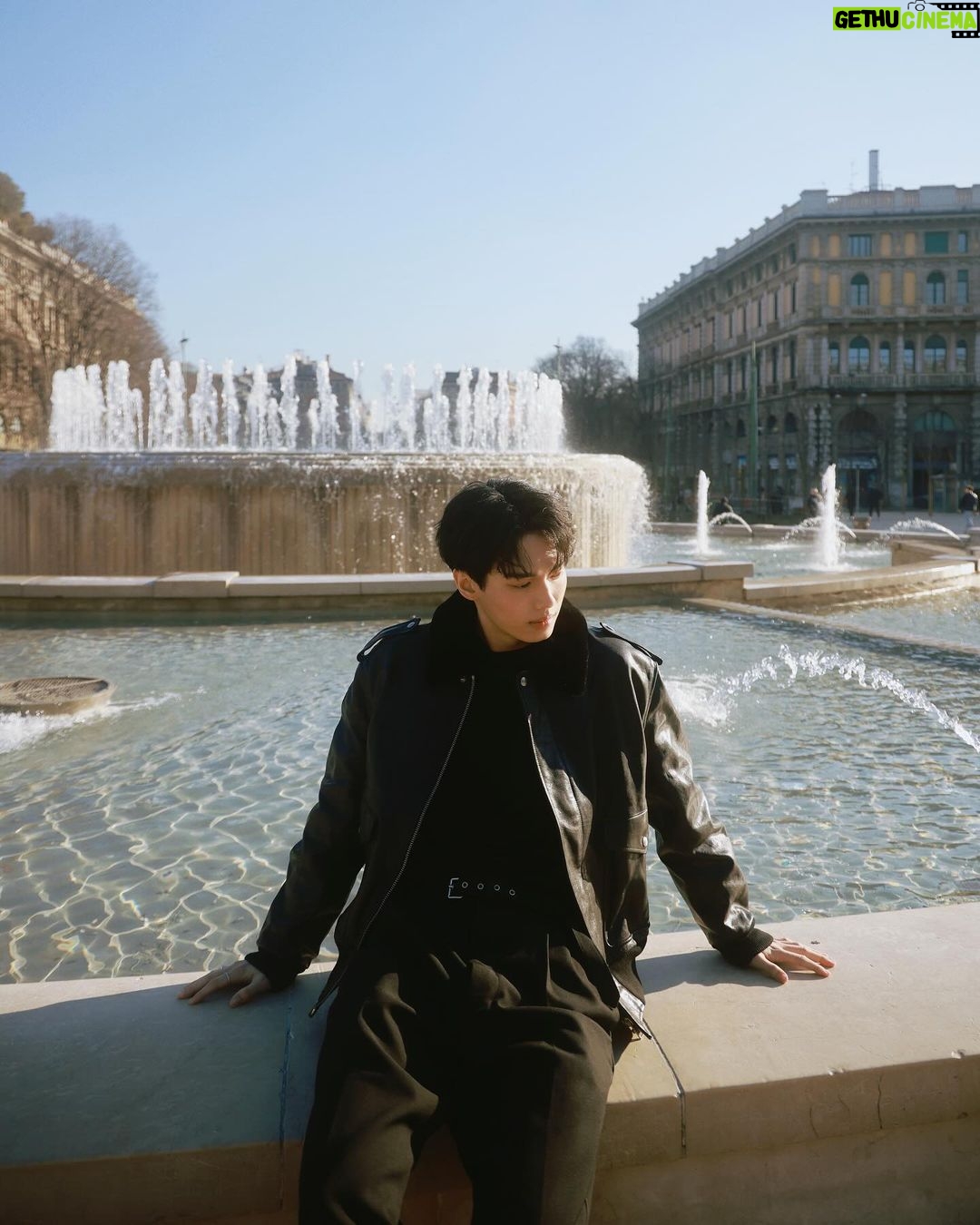 Metawin Opas-iamkajorn Instagram - Strolling through the city @prada #prada #PradaFW24