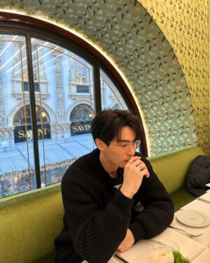 Metawin Opas-iamkajorn Instagram - Cozy times in Milan.
@prada #PradaFW24