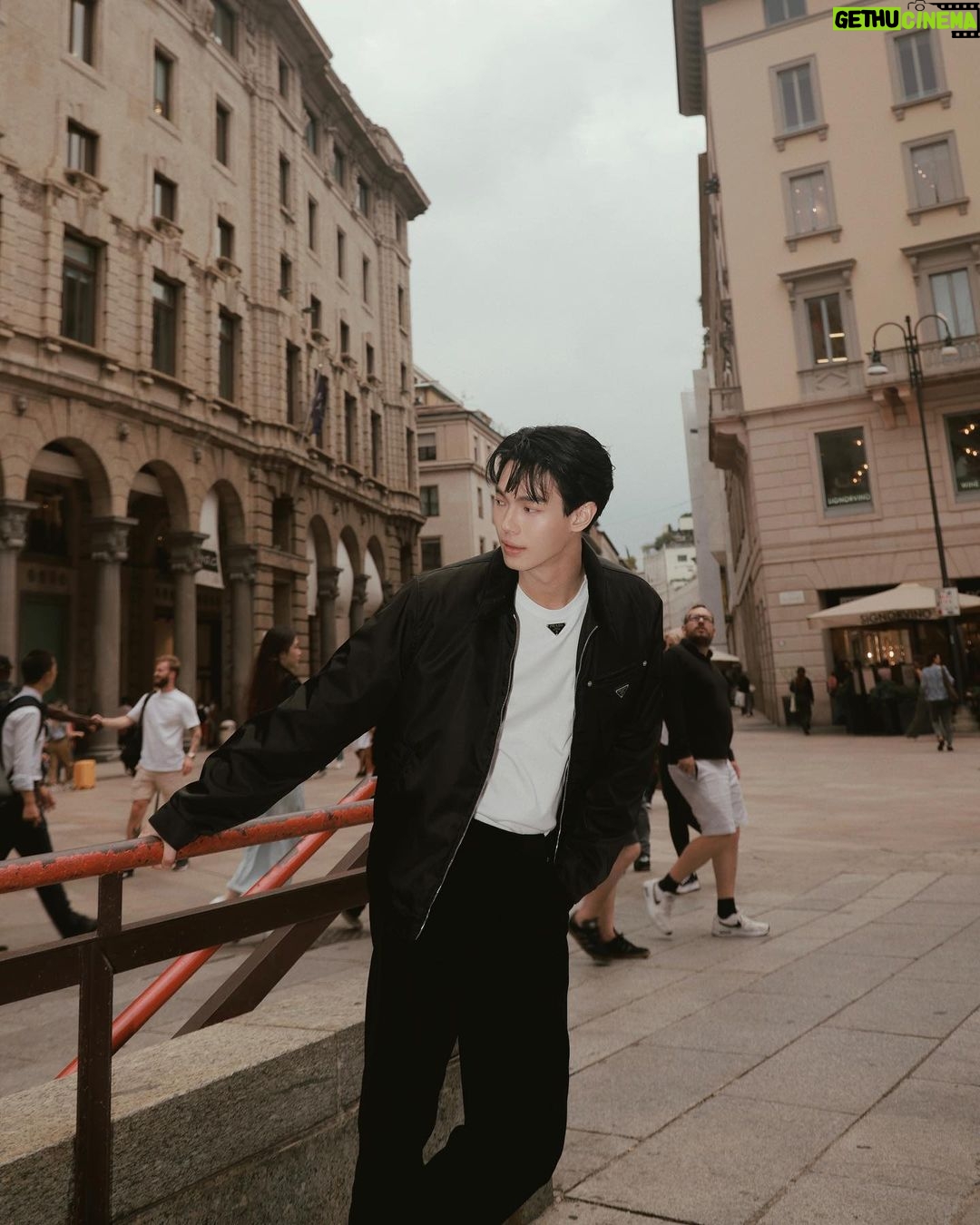 Metawin Opas-iamkajorn Instagram - A day well spent in Milano @prada