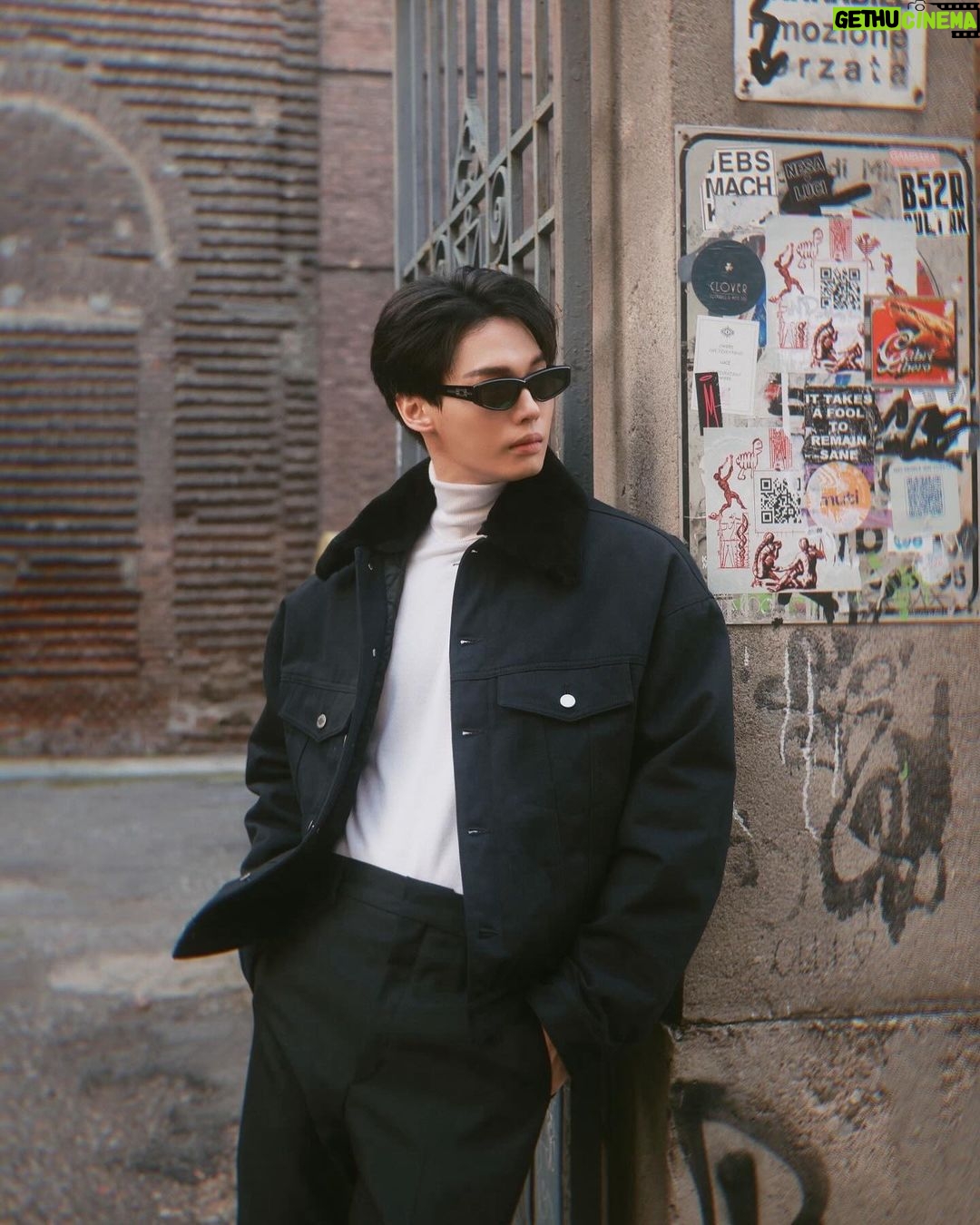Metawin Opas-iamkajorn Instagram - Freezin #PradaFW24 #Prada Navigli