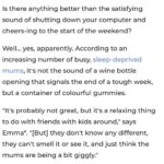 Mia Freedman Instagram - “According to an increasing number of busy, sleep-deprived mums, it’s not the sound of a wine bottle opening that signals the end of a tough week, but a container of colourful gummies,” writes Vanessa Mulquiney for @mamamiaaus. Link in bio for the full story.