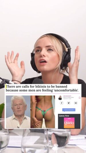 Mia Freedman Instagram - An Australian community worker has written an open letter about the state of women and their bare bottoms. He has had enough of g-string bikinis and reckons he might not be alone. Does he have a point? We discuss. Listen to today’s episode of Mamamia Out Loud!