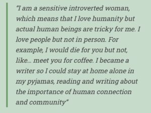 Mia Freedman Instagram - Via @glennondoyle in Untamed. For everyone else feeling hermity even though the year has just begun.