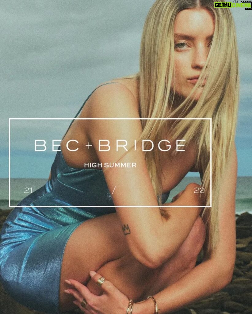 Mia Healey Instagram - Thank You @becandbridge ! @georgesantoni @jasmineabmakeup @_roryrice_ @gemmakeil @bulgari @cbmmanagement https://www.becandbridge.com.au/pages/high-summer-preview