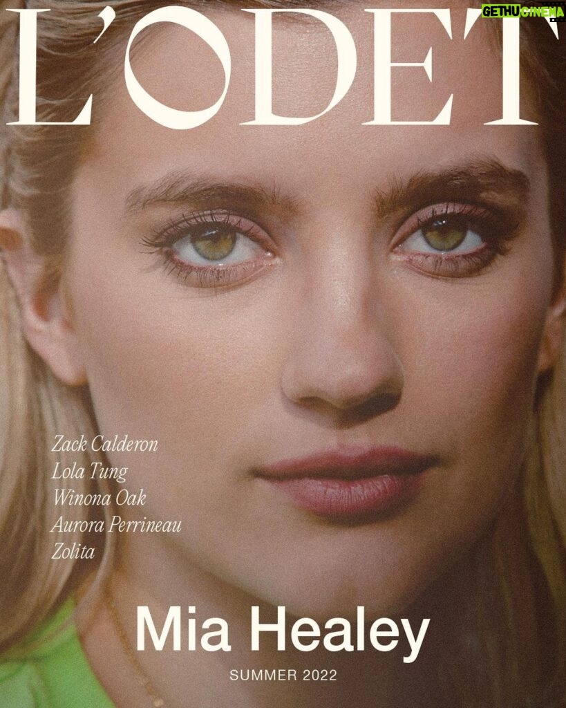 Mia Healey Instagram - @l.odet cover <3 @davykesey Los Angeles, California
