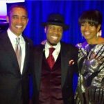 Michael Bearden Instagram - HBD🎉🎉 to Barack! As with all my photos, there’s a longer story behind them. (Yes I’m writing the book. Yes, this story will be in it.☺️)⠀ ⠀ The short version is, secret service came to me and said, “the President and First Lady would like to speak to you!” ⠀ ⠀ So they take me back to the private area. I had to wait for B to finish his speech. When they came back to the area, Meesh ran over to me and hugged me! The cool thing about it was, I could see B over her shoulder just waiting patiently and smiling. So comfortable in his skin!⠀ ⠀ He and I embraced and we all just started chatting about everything! After what seemed like a long time, secret service came over in a hurried manner and told the President, “Sir! We have to take Mr. Bearden to the stage now! ⠀ ⠀ Barack looked at them and said, “the show can’t start without the music director! He’s right here!” As if to say in a nice way, don’t rush me! Lol 😆 it was so gangsta! ⠀ ⠀ We took some official photos and then I went to stage. (There’s much more)⠀ ⠀ I couldn’t have been more proud of these two!! I know how hard they worked to ascend. ⠀ ⠀ Happy Birthday🎉🎉 @barackobama and many more. (Look at those smiles ☺️)