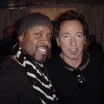 Michael Bearden Instagram - HBD 70🎉🎉 Bruuuuuuuce! And many more. I'm lucky and honored to have performed with Bruce a few times. The nicest dude ever! And, always gives it 1000%!! Even in soundcheck! M~ (pic 1-backstage at Obama's 1st inauguration, pic 2- on stage with Bruce (right corner) in Los Angeles)