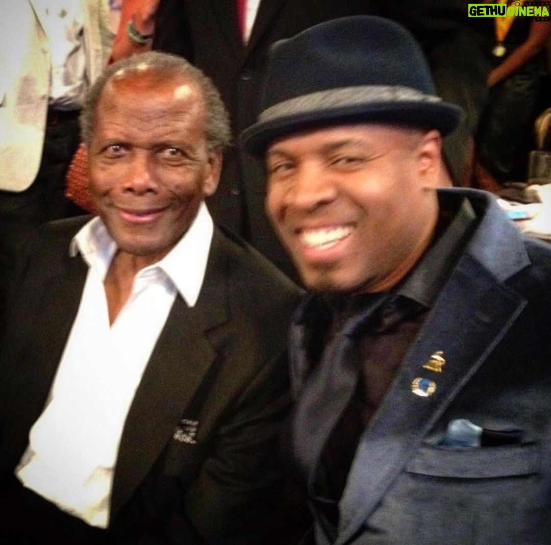 Michael Bearden - 1.6K Likes - As a young boy, I looked at Sidney Poitier as a regal man of great talent! They way he spoke always resonated with me for some reason. ⠀
⠀
I absolutely loved the movies. Especially the trilogy of ‘Uptown Saturday Night’, ‘ Let’s Do It Again’, ‘A Piece Of The Action’.⠀
⠀
As a young man, I learned he was the first black man ever to win an academy award. He also was a champion of civil rights that moved in the world with grace, style and dignity! ⠀
⠀
The word “icon” is thrown about a lot. In the case of Sidney Poitier, he is the true definition of the word. ⠀
⠀
I’m honored to have known Sidney, even if only a little bit. I’ve learned a lot from him, just by the way he moved in the world. (If there’s no Sidney, there’s no Denzel, Chadwick, Jeffery Wright, Cheadle, Omar Epps, Michael B, Michael K, and on and on!)
⠀
He is truly what is known as ‘a measure of a man!’ 🙏🏾🕊 M~ #SidneyPoitier