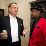 Michael Bearden Instagram - HBD🎉63 to one of the nicest people I’ve ever met in this business! @tomhanks - A Photographer caught us in mid discussion. We chatted up for quite a while too. Just a really beautiful human being. BIG music fan too. . Love all the series he’s doing on CNN too. (The 80’s, 90’s, 2000’s etc...) very well done! Despite what so many believe, not everyone in Hollywood is horrible! Some people really are who they seem to be! Enjoy! And many more Tom! M~ (I can’t believe my journey sometimes! ☺️ from the south side of Chicago to heights once dreamed! 🙌🏾)