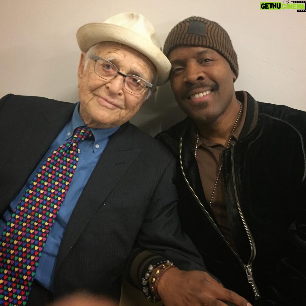 Michael Bearden Instagram - Sending a super special 96th HBD🎉 to this incredible man right here! The one & only @thenormanlear! If you don’t know who he is, please google him. I don’t have enough room on my IG page to tell you how accomplished he is! ☺️His talent is legendary! But, his humanity is infinite!! I’m a huge fan of both. People use the hashtag #goals for various reasons. This is the time I’d use it. For compassion, empathy, creativity, humanity, consciousness, longevity, relevancy and youthfulness! I was introduced by a dear friend. Another famous filmmaker. He gave Mr. Lear all my credits and stuff. Mr. Lear told me “he didn’t even need to hear all the credits. He could tell I was special by my energy and the smile on my face.” Gratitude! 🙌🏾 I was smiling cause’ I was meeting a legend I respected. We had an amazing conversation!! I can only hope to accomplish half as much, live as long, and still be as active if I’m blessed to turn 96. Enjoy! And many more. M~ #birthday #happy #birthdayboy #normanlear #icon #legend #producer #tv #royalty #humanity #peace #love #unity #compassion #empathy #joy #spirit #humor #laughter #beinspired #lovemylife #liveyourbestlife #spreadlove