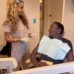 Michael Blackson Instagram - Guess why my teeth got messed up? Best answer wins $100 cash app. Thanks for saving me @lechicdentist