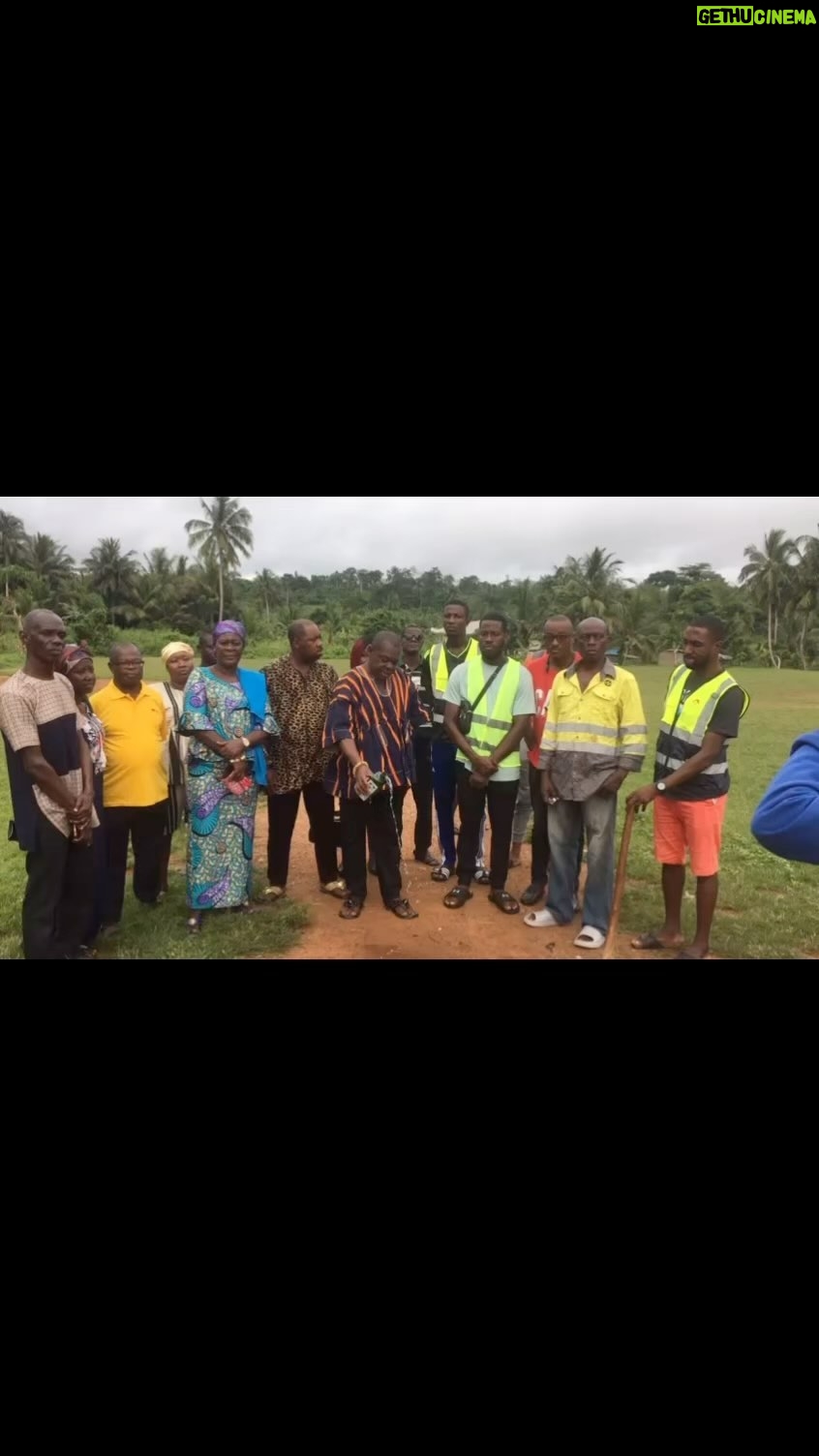 Michael Blackson Instagram - Today they broke ground on the Michael Blackson Arena being built in my village. It should be ready in time for my soccer tournament in January.