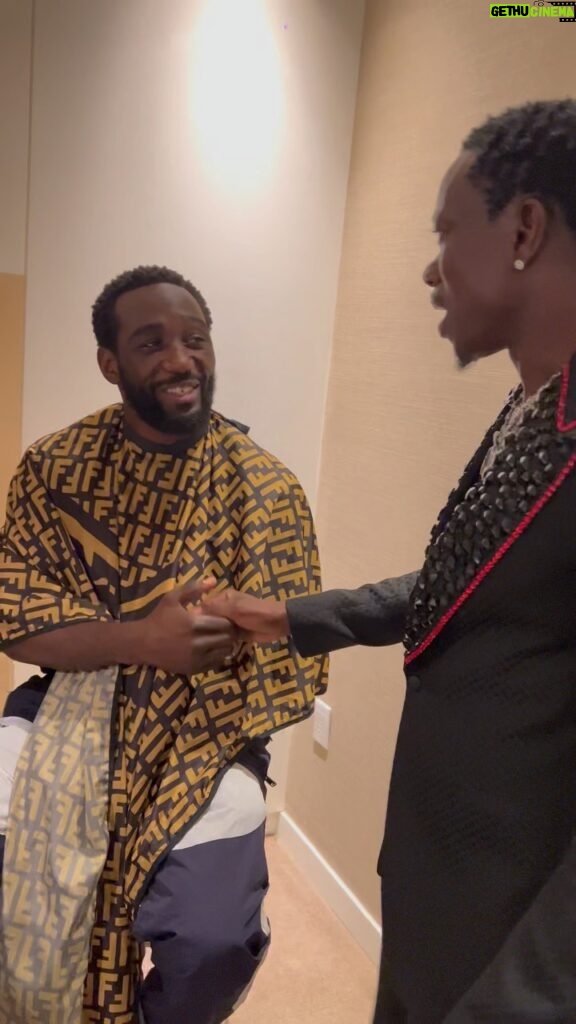 Michael Blackson Instagram - I told him if he wants an easy fight just let me know and I’ll turn the lights off in the 3rd round. Let’s go Omaha @tbudcrawford