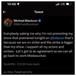 Michael Blackson Instagram – @tylerperry thanks for the opportunity and hopefully these Modasuckas can come to an agreement so we can shoot 100 episodes