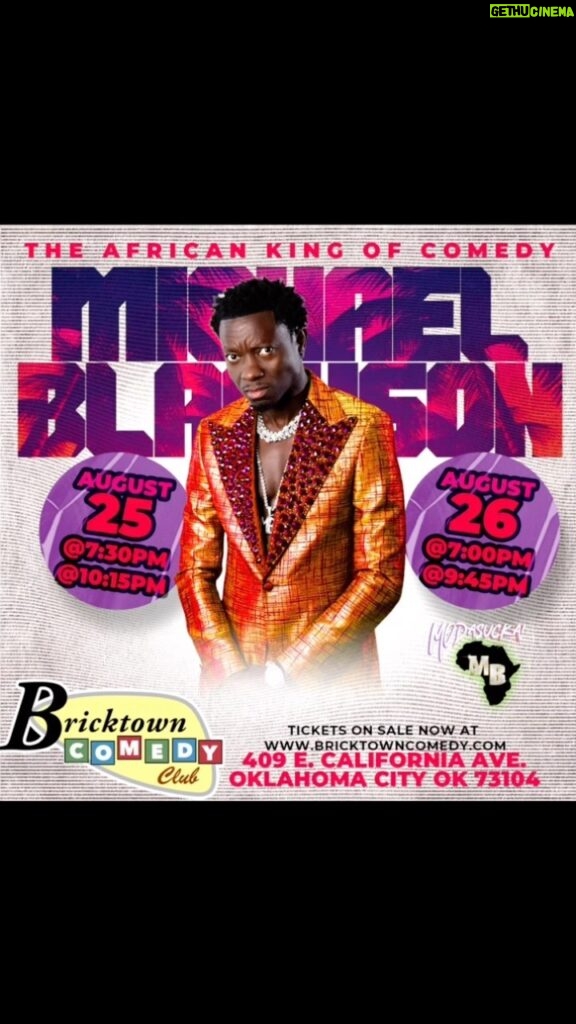 Michael Blackson Instagram - This summer performing in all my favorite cities. Las Vegas. Miami. Ft. Lauderdale. Dallas. Ontario CA. Tulsa Ok. OKC Ok. Nashville TN. Check this new song by my homie @deotheplug