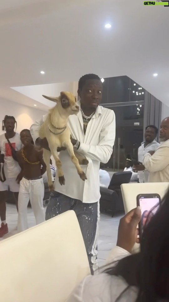 Michael Blackson Instagram - Playing with my food before I eat it