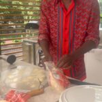 Michael Blackson Instagram - Taking a break from eating fufu
