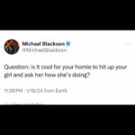 Michael Blackson Instagram - I don’t think it’s cool, even if she’s dying u betta call me and ask me beech