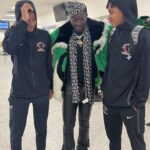 Michael Blackson Instagram - Happy holidays from me and my boys. All I want for Christmas is for the Eagles to turn the Giants into midgets.