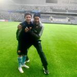 Michael Brinkenstjärna Instagram - Vi är oerhört Tacksamma för allt du gjort för oss Adam Stevens / talangutvecklare , spelarchef- ungdom #dif ,det är tack vare dig Milo får satsa 100% på sin fotboll . Du är en sann hjälte i vardagen .Djurgården är en fantastiskt klubb som tar hand om sina talanger på fullständigt överlägset sätt med bla dig i Spetsen ! Tusen Tack 🙏 M & M . Djurgårdens IF / Nr:38 Milo Celeste❤️ Tele2 Arena