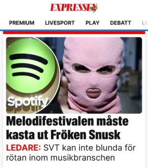 Michael Brinkenstjärna Instagram - Underbart .. Expressen driver ngn form av hatkampanj , förtal & drev mot Fröken Snusk inför Mello 24 👊 Det Mest intressanta är deras feghet ?  I samband med artikeln finns ingen namn by line på vem som skrivit artikeln 😇 Ärligt talat Expressen .. Ni vet Ingenting 👊 men vi vet ! Vi ses i Mello 24 .. 10/2 i Göteborg 😂😂😂 Mr Brink med goa vänner !