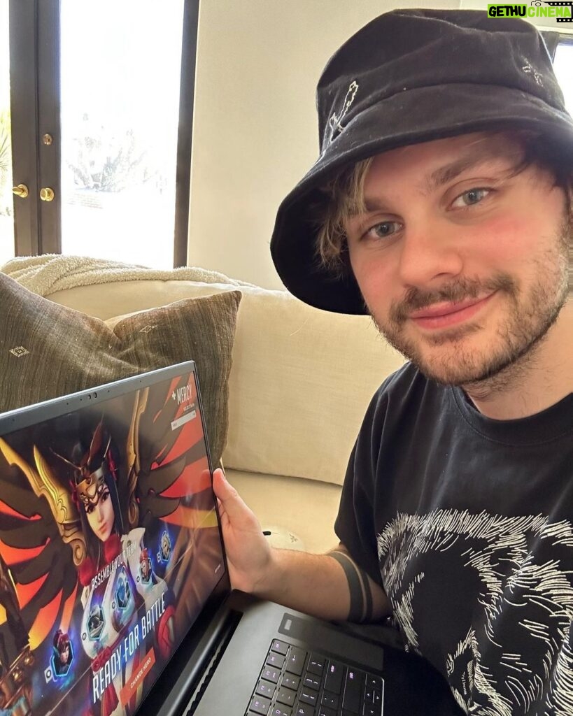 Michael Clifford Instagram - if you know my obsession with @playoverwatch then you know this is a big week for me…. #overwatch_partner i have been playing this game in every corner of my house on my road back to diamond in overwatch 2 lol possibly bringing back the halloween cosplay this year (maybe I said maybe) and Bastion is looking the most likely LOL can my fellow mercy mains plz RISE UP and join me in OW2 :)