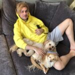 Michael Clifford Instagram - they don’t call me dog lord for nothin’. -stop looking at my legs-