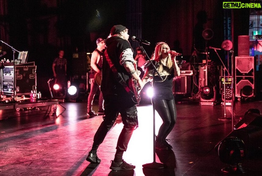Michael Clifford Instagram - for everyone asking - yes I did play Sk8er Boi with @avrillavigne last night. I don’t know where to go from here. this might be the peak.