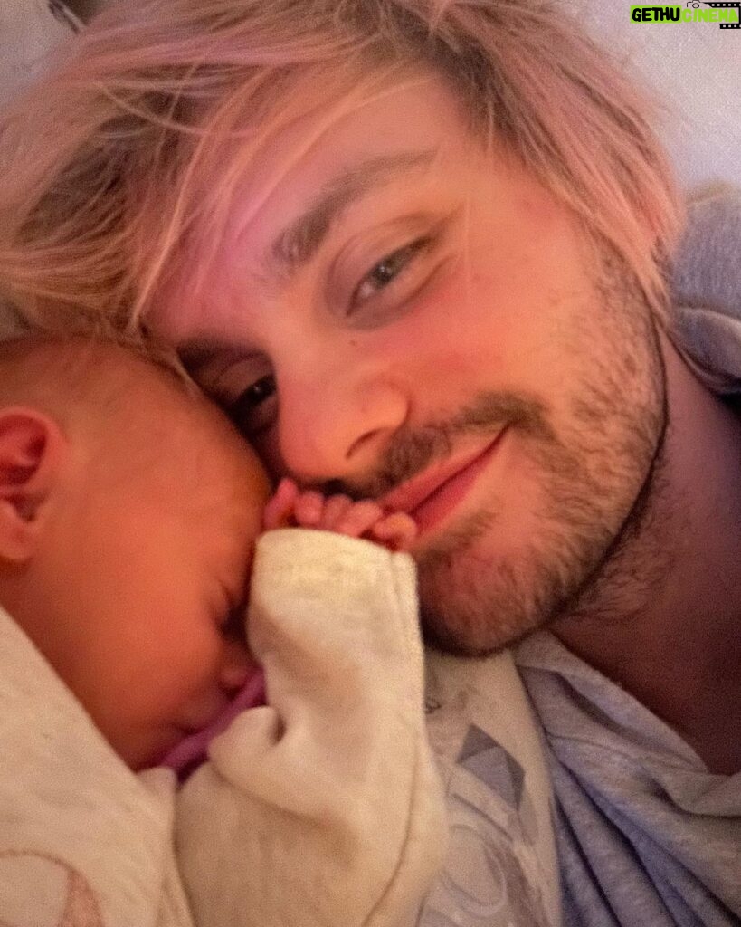 Michael Clifford Instagram - the love of our life has arrived, meet Lua 🥹🥰🤍
