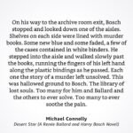 Michael Connelly Instagram - #bookquotes #DesertStar #harrybosch
