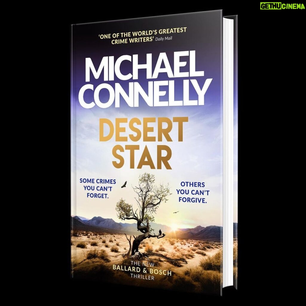 Michael Connelly Instagram - DESERT STAR is now available in the UK & Ireland. Harry Bosch and Renée Ballard are back. Hope you enjoy it! Visit michaelconnelly.com to read all about it. … #desertstar #ballardandbosch #harrybosch #renéeballard @orionbooks
