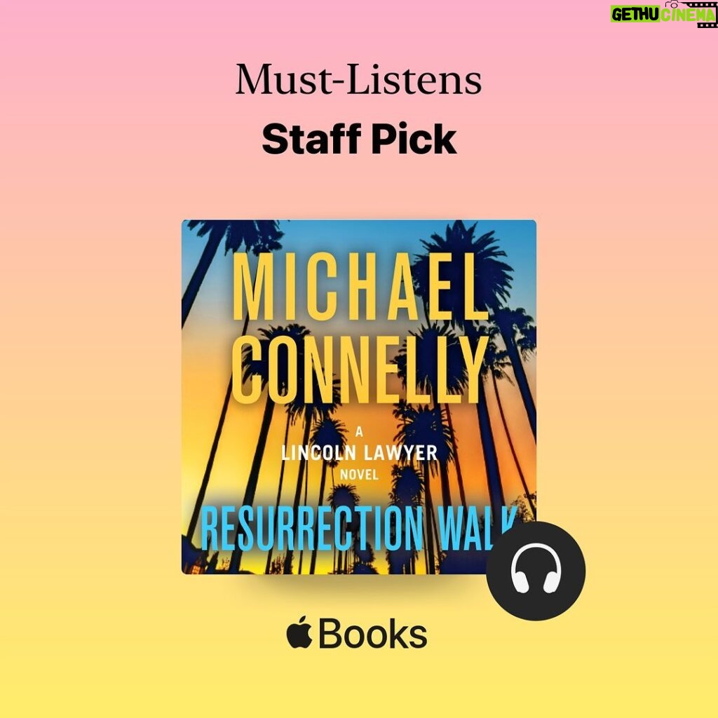 Michael Connelly Instagram - The Resurrection Walk audiobook is read by Peter Giles (Mickey Haller) and @tituswelliverofficial (Harry Bosch). Available now. Listen to an excerpt on MichaelConnelly.com. … #resurrectionwalk #mickeyhaller #thelincolnlawyer #harrybosch