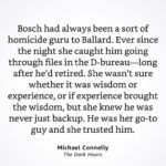 Michael Connelly Instagram - #bookquotes #thedarkhours #ballardandbosch