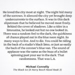 Michael Connelly Instagram - #bookquotes #theblackice #harrybosch