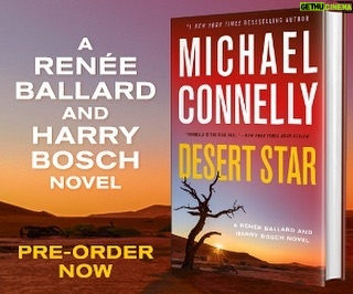 Michael Connelly Instagram - DESERT STAR - comes out 2 months from today. For years, Harry Bosch has been working a case that haunts him but that he hasn’t been able to crack—the murder of an entire family by a psychopath who still walks free. Ballard makes Bosch an offer: come work with her as a volunteer investigator in the new Open-Unsolved Unit, and he can pursue his “white whale” with the resources of the LAPD behind him. The two must put aside old resentments to work together again and close in on a dangerous killer. “ranks up there with Connelly’s best.” —Publishers Weekly Starred Review ⭐️ Coming out on November 8 in print, eBook and audiobook in the USA, Canada, the UK, Ireland, Australia and New Zealand. Visit MichaelConnelly.com to learn more and pre- order your copy. … #ballardandbosch #harrybosch #renéeballard #desertstar #preordernow‼️ @littlebrown
