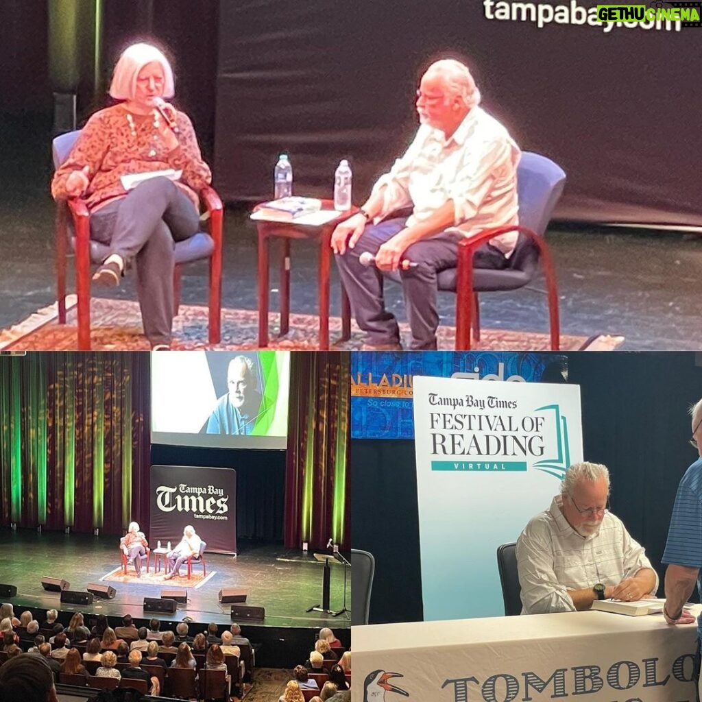Michael Connelly Instagram - This is an amazing festival - the Tampa Bay Times Festival of Reading. Thank you to everyone who attended, and thanks to all the volunteers and booksellers who worked so hard . Huge thanks to Colette Bancroft for the interesting conversation. … #booktour #resurrectionwalk #mickeyhaller #thelincolnlawyer #harrybosch