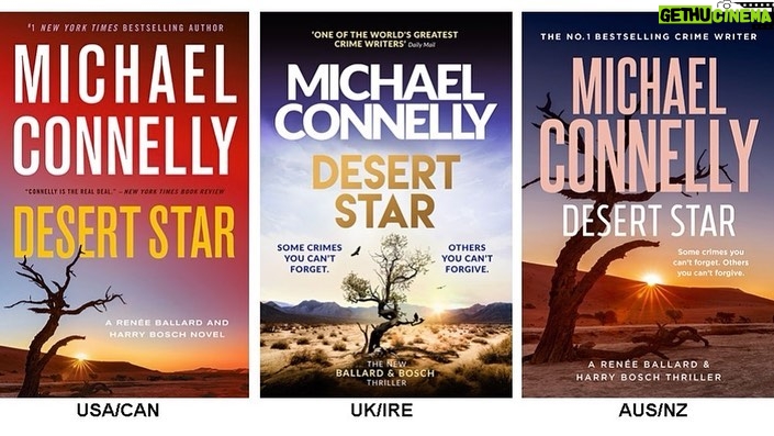Michael Connelly Instagram - My new book coming out November 8 is called DESERT STAR. Learn more about it and pre-order your copy on michaelconnelly.com. .., #harrybosch #renéeballard #desertstar #preordernow‼️