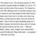 Michael Connelly Instagram - #thelincolnlawyer #mickeyhaller #thefifthwitness