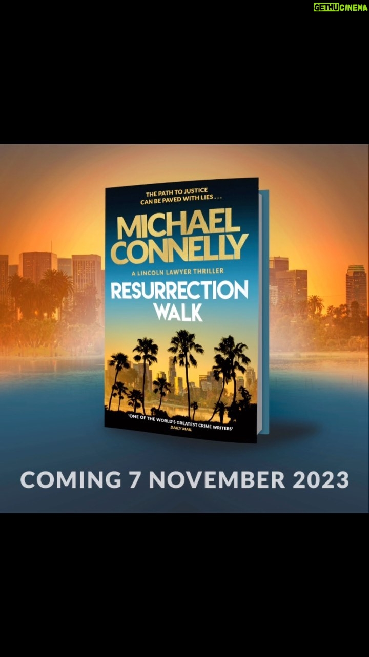 Michael Connelly Instagram - RESURRECTION WALK is coming out on 7 November in the UK & Ireland from @orionbooks. You can pre-order here: http://geni.us/ResurrectionWalkUK