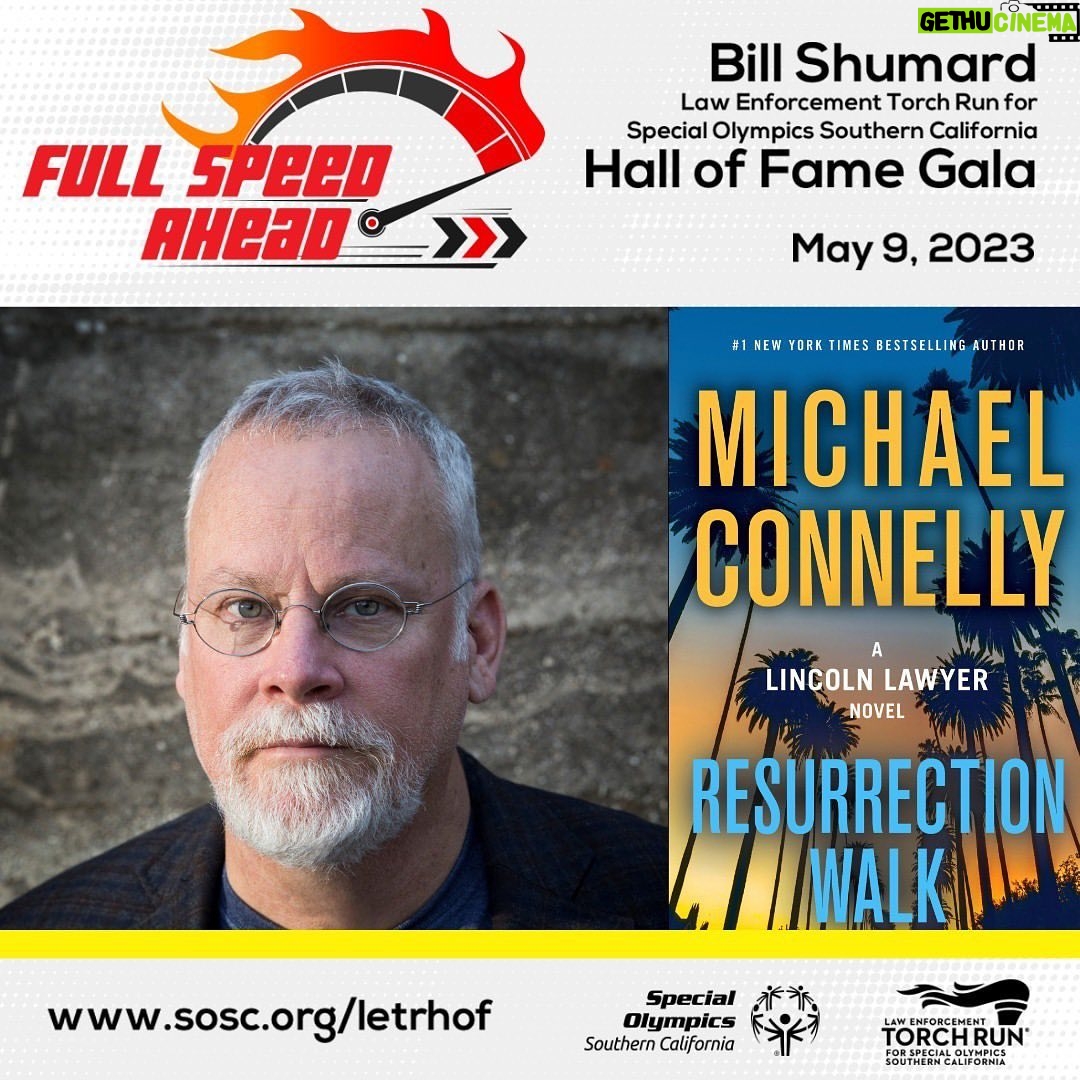 Michael Connelly Instagram - Character name auction benefitting Special Olympics So Cal chapter @sosocal Posted @withregram β’ @sosocal You could be a character in a novel! π Support #SOSCAthletes and the @letr4sosc #HallOfFameGala by placing a big on Michael Connelly's next #MickeyHaller (#TheLincolnLawyer) novel, #ResurrectionWalk along with #HarryBosch! π€© Wait, there's more... @michaelconnellybooks will also match the winning bid dollar for dollar. π Visit sosc.org/michaelconnelly for details - #LinkInBio #WeAreSOSC #LETR4SOSC #MichaelConnelly #BookAuction #LETRHOF