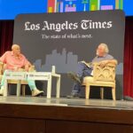 Michael Connelly Instagram - Interviewed James Ellroy, the Robert Kirsch Award Winner, today at the @latimesfob.
