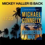 Michael Connelly Instagram - RESURRECTION WALK cover reveal for readers in the USA & Canada. Defense attorney Mickey Haller is back, taking the long shot cases, where the chances of winning are one in a million. He agrees to represent a woman in prison for killing her husband, a sheriff’s deputy. Despite her conviction four years earlier, she still maintains her innocence. Haller enlists his half-brother, retired LAPD Detective Harry Bosch, as investigator. The path to justice for both the lawyer and his investigator is fraught with danger from those who don’t want the case reopened. And they will stop at nothing to keep the Haller-Bosch dream team from uncovering what the deputy’s killing was really about. RESURRECTION WALK will be released in print, eBook, and audiobook on November 7 in the USA, Canada, the UK, Ireland, Australia, and New Zealand. You can pre-order now! … #mickeyhaller #harrybosch #thelincolnlawyer #resurrectionwalk #preordernow
