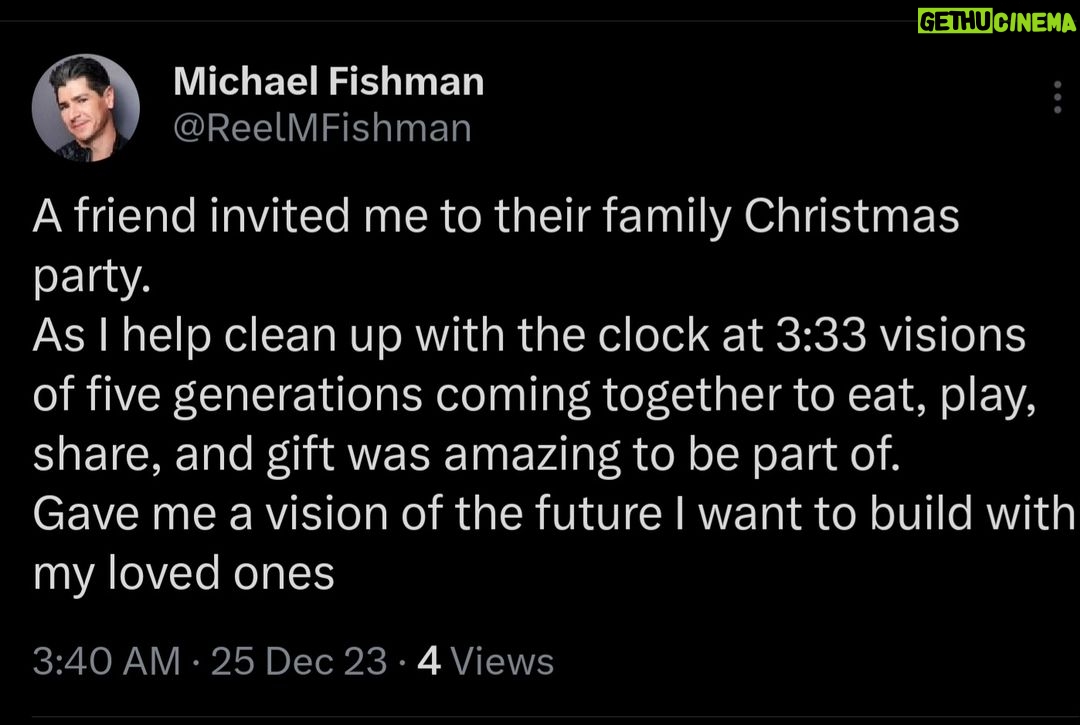 Michael Fishman - 200 Likes - Family is everything
Share love