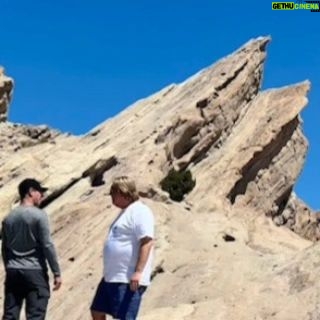 Michael Fishman Instagram - Taking a hike and reconnecting at Vasquez Rocks Vasquez Rocks Natural Area