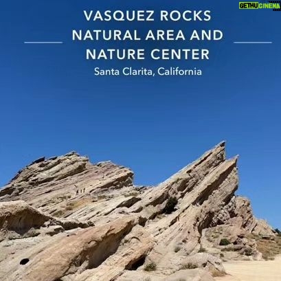 Michael Fishman Instagram - Taking a hike and reconnecting at Vasquez Rocks Vasquez Rocks Natural Area