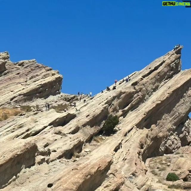 Michael Fishman Instagram - Taking a hike and reconnecting at Vasquez Rocks Vasquez Rocks Natural Area