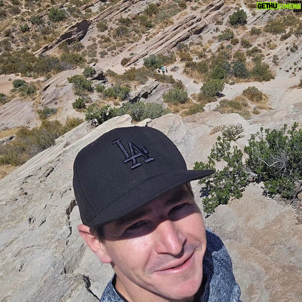 Michael Fishman Instagram - Taking a hike and reconnecting at Vasquez Rocks Vasquez Rocks Natural Area