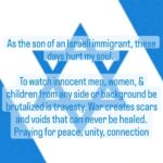 Michael Fishman Instagram - As the son of an Israeli immigrant, these days hurt my soul. To watch innocent men, women, & children from any side or background be brutalized is travesty. War creates scars and voids that can never be healed. Praying for peace, unity, connection #Israel #Gaza #War