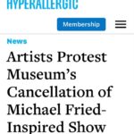 Michael Imperioli Instagram - LINKS IN BIO for two really great articles in @hyperallergic on the tyranny of cancel culture and the censorship that it engenders. I happen to know Eik Kahng, the curator who was fired and am very familiar with her work. She is a brilliant, dedicated and inspiring human being and what happened to her (and the show she worked so hard to bring to art lovers) is terrible. @sbmuseart