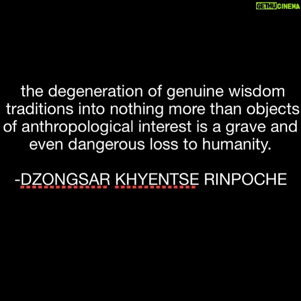 Michael Imperioli Instagram - Go to @jangchub.norbu and read Dzongsar Khyentse Rinpoche’s New Years message (look for the post with the black and white photo of him in prayer) for the full quote. It’s extremely brilliant and important. @siddharthasintent @khyentsefoundation